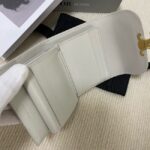 Celine TRIOMPHE COMPACT WALLET IN SHINY CALFSKIN 10K623 LIGHT STONE - Image 3