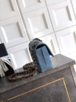 Chanel Flapbag Denim & Gold Metal 1116 Blue - Image 6