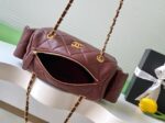Chanel Lambskin Bowling Bag AS5791 burgundy - Image 4