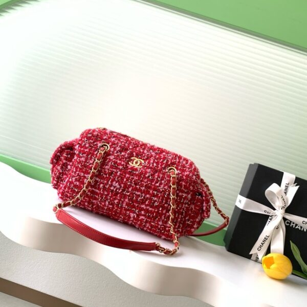 Chanel Small Bowling Bag AS5792 Red