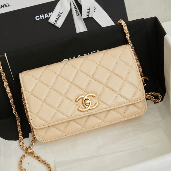 Chanel Wallet On Chain AP3938 Apricot