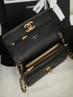 Chanel Wallet On Chain AP3938 black - Image 6