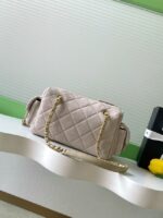 Chanel velvet Bowling Bag AS5791 Cream - Image 5