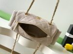 Chanel velvet Small Bowling Bag AS5792 Cream - Image 2