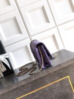 Chanel velvet Wallet On Chain AP1450 Purple - Image 2