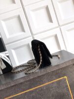 Chanel velvet Wallet On Chain AP1450 black - Image 3