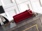 Chanel velvet Wallet On Chain AP1450 red - Image 4