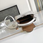 Louis Vuitton Capucines MINI M84713 light gray&crystal - Image 4