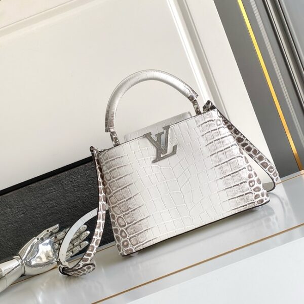 Louis Vuitton Capucines BB M88299 light gray
