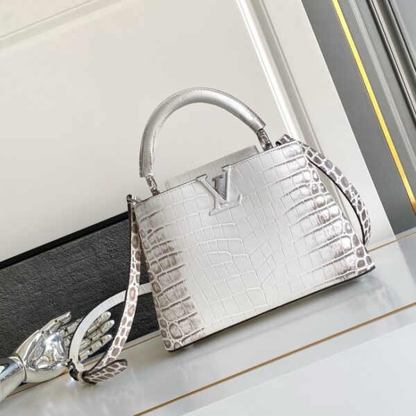 Louis Vuitton Capucines BB M98177 light gray