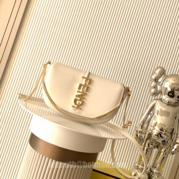 Fendi Graphy 5536 Shoulder Bag Milk