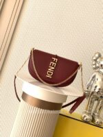 Fendi Graphy 5536 Shoulder Bag Wine