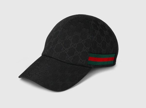 Gucci Gucci GG baseball hat with Web Black