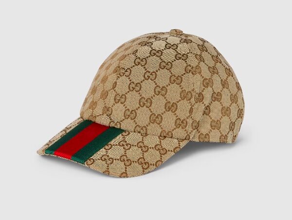 GG canvas baseball hat