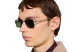Gucci Frameless rectangular sunglasses Gold - Image 2