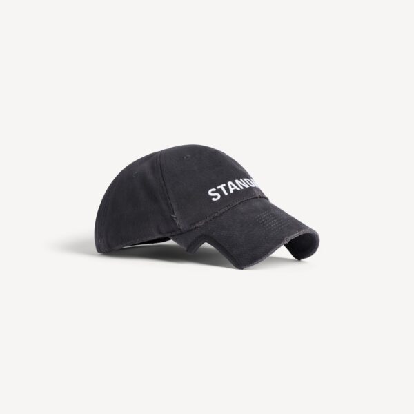 Balenciaga Men's Standard Cap in Faded Black
