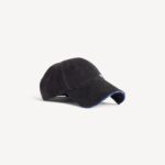 Balenciaga Men's Tilted Typo Cap in Black