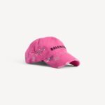Balenciaga Men's Upcycled Cap in Pink