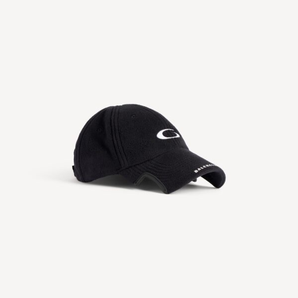 Balenciaga Men's Fleece Cap in New Black