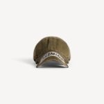 Balenciaga  Men's Masking Tape Cap in Khaki - Image 3