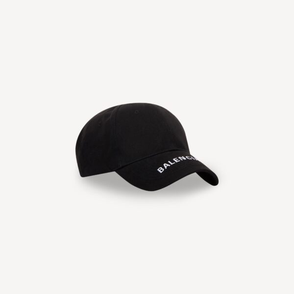 Blaenciaga  Logo Visor Cap in Black