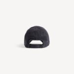 Balenciaga Laurel Classic Cap in Faded Black/red - Image 2