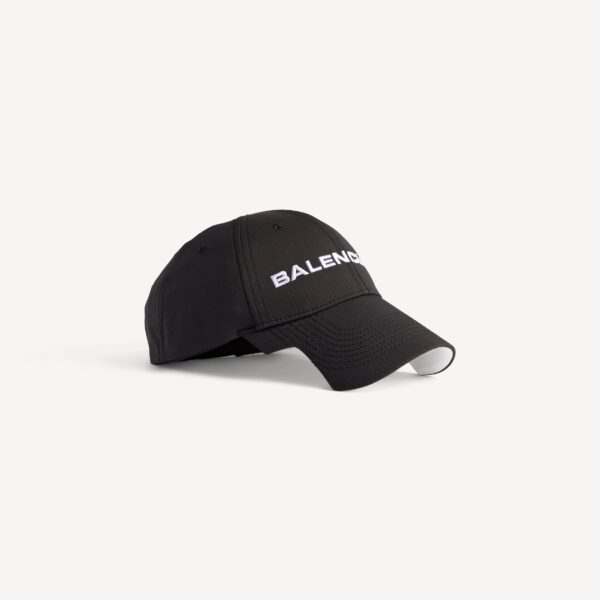 Balenciaga Logo Cap in Black/white