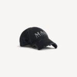 Balenciaga men's Main Character Artwork Cap in Faded Black