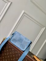 N00204 Louis Vuitton Pochette Accessories XL Denim Blue - Image 2