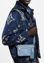 N00210 Louis Vuitton Bosphore Wearable Wallet  Denim Blue - Image 3