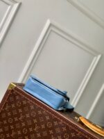 N00204 Louis Vuitton Pochette Accessories XL Denim Blue - Image 4