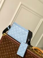 M14114 Louis Vuitton Gaston Wearable Wallet Sky Blue - Image 2