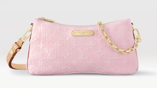M14159 Louis Vuitton Liv Pochette Washed Pink