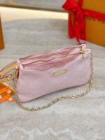 M14159 Louis Vuitton Liv Pochette Washed Pink - Image 3