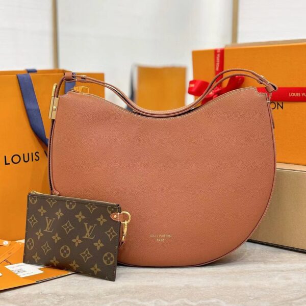 M14642 Louis Vuitton Low Key Cookie MM Brown