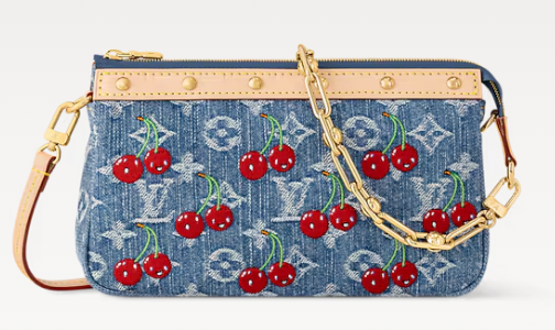 M13994 Denim Blue Louis Vuitton NEW LV x TM Pochette Accessoires