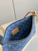 M13192 Denim Blue Louis Vuitton NEW Neverfull MM - Image 3
