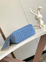 M13192 Denim Blue Louis Vuitton NEW Neverfull MM - Image 6
