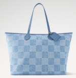 N00198 Louis Vuitton Nevereverfull  blue
