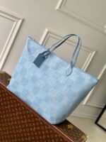 N00198 Louis Vuitton Nevereverfull  blue - Image 3