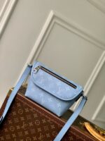 M14116 Louis Vuitton Pulse Wearable Wallet  Sky Blue - Image 3