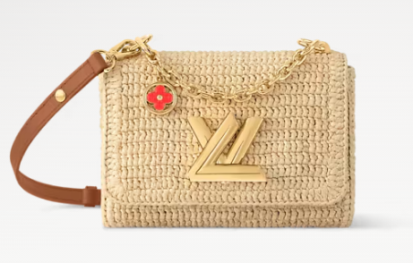 M14309 Louis Vuitton Twist PM Slim Natural Tan