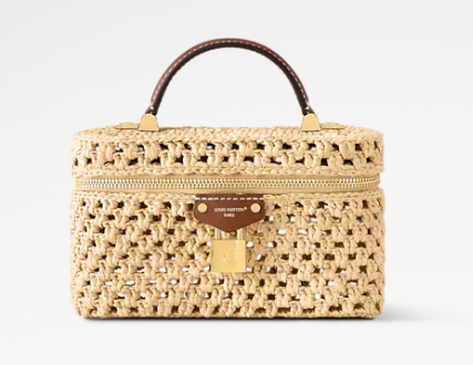 M14303 Louis Vuitton Vanity Chain Pouch Natural Tan