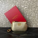 Valentino Garavani Superstar Leather Key bag 038 Gold