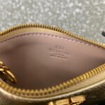 Valentino Garavani Superstar Leather Key bag 038 Gold - Image 3