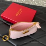 Valentino Garavani Superstar Leather Key bag 038 Pink - Image 3