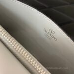 Valentino Garavani Vring Leather Bag 068 Silver - Image 4