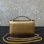 Valentino Garavani Vring Leather Bag 068 Gold - Image 5