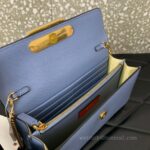 Valentino Leather Clutch Chain Shoulder Bag 061 blue - Image 2