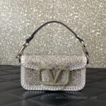 Valentino Signature Shoulder Bag 5013 Silver